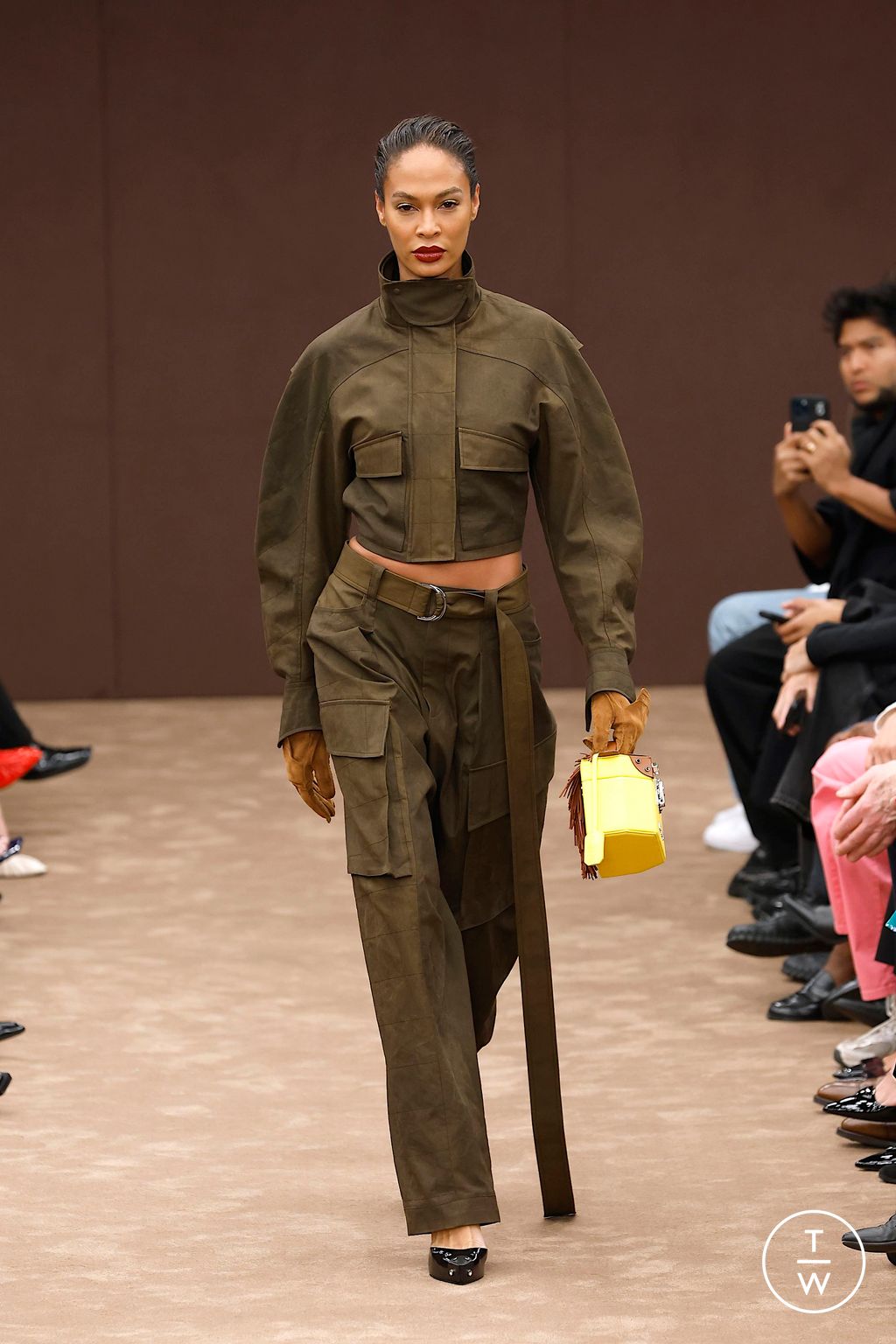 Fashion Week Milan Spring/Summer 2025 look 21 from the Ferrari collection womenswear