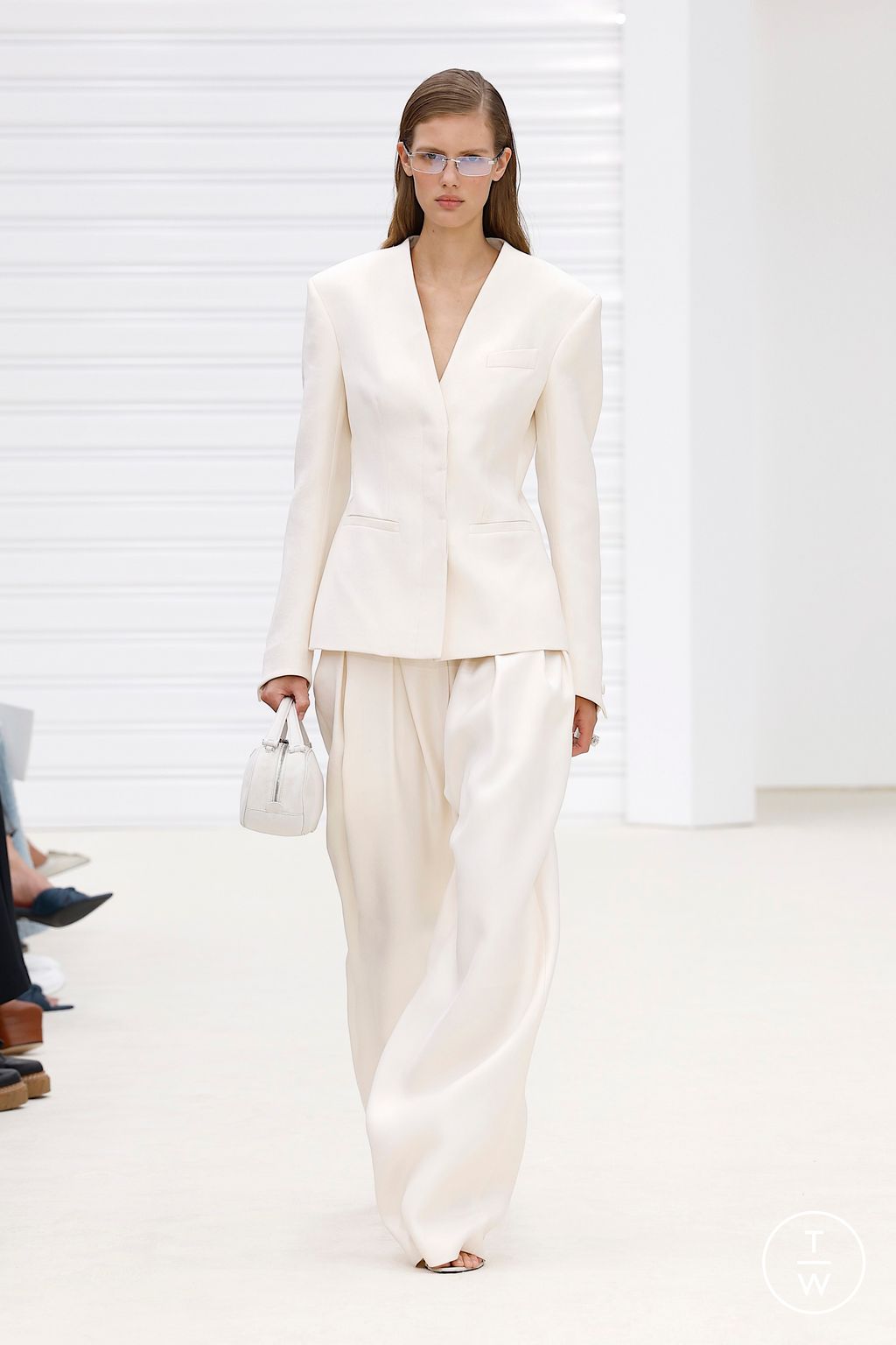 Fashion Week Milan Spring/Summer 2026 look 4 from the Ferrari collection womenswear