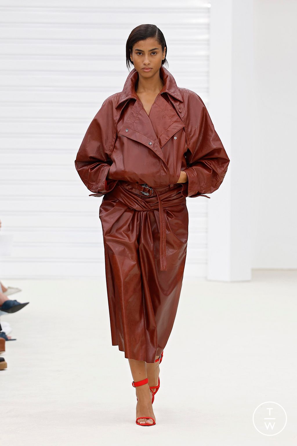 Fashion Week Milan Spring/Summer 2026 look 33 from the Ferrari collection womenswear