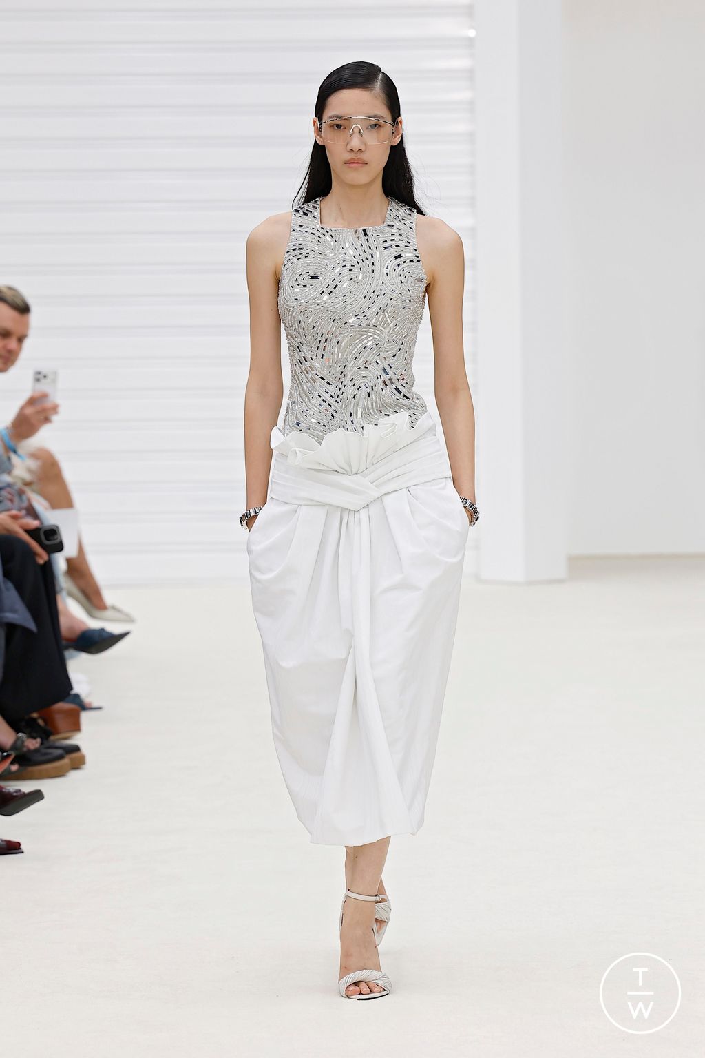 Fashion Week Milan Spring/Summer 2026 look 41 de la collection Ferrari womenswear