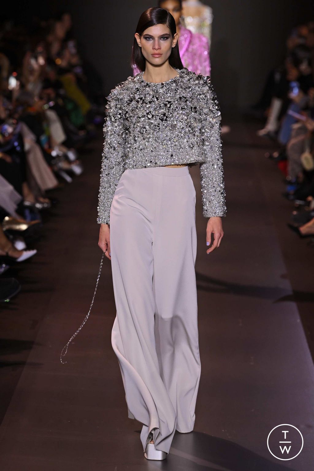 Fashion Week Paris Spring/Summer 2023 look 44 from the Georges Hobeika collection 高级定制