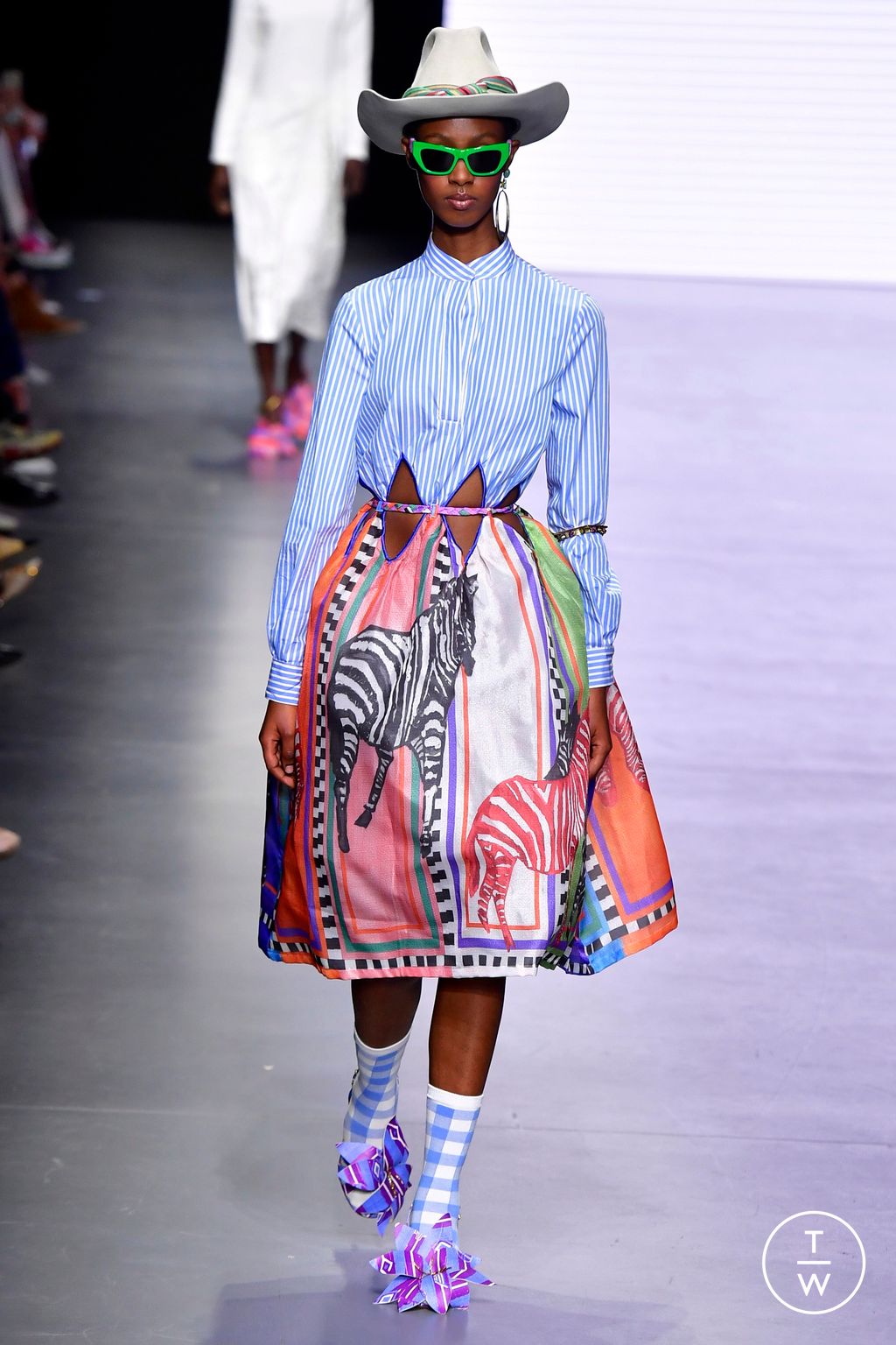 Fashion Week Milan Spring/Summer 2023 look 9 from the Stella Jean collection 女装