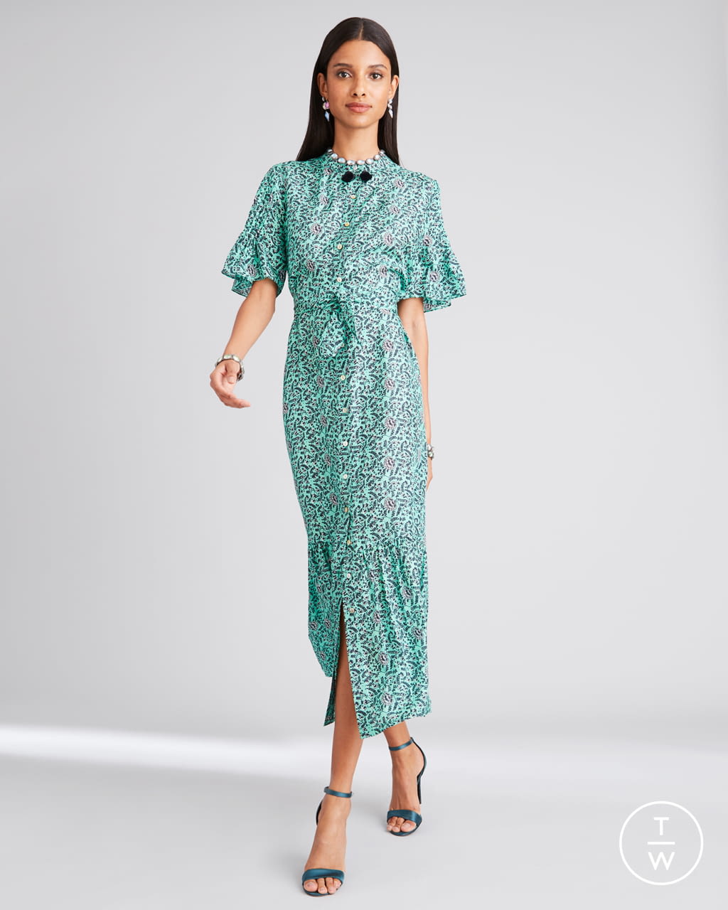 Fashion Week New York Resort 2020 look 12 from the Figue collection womenswear