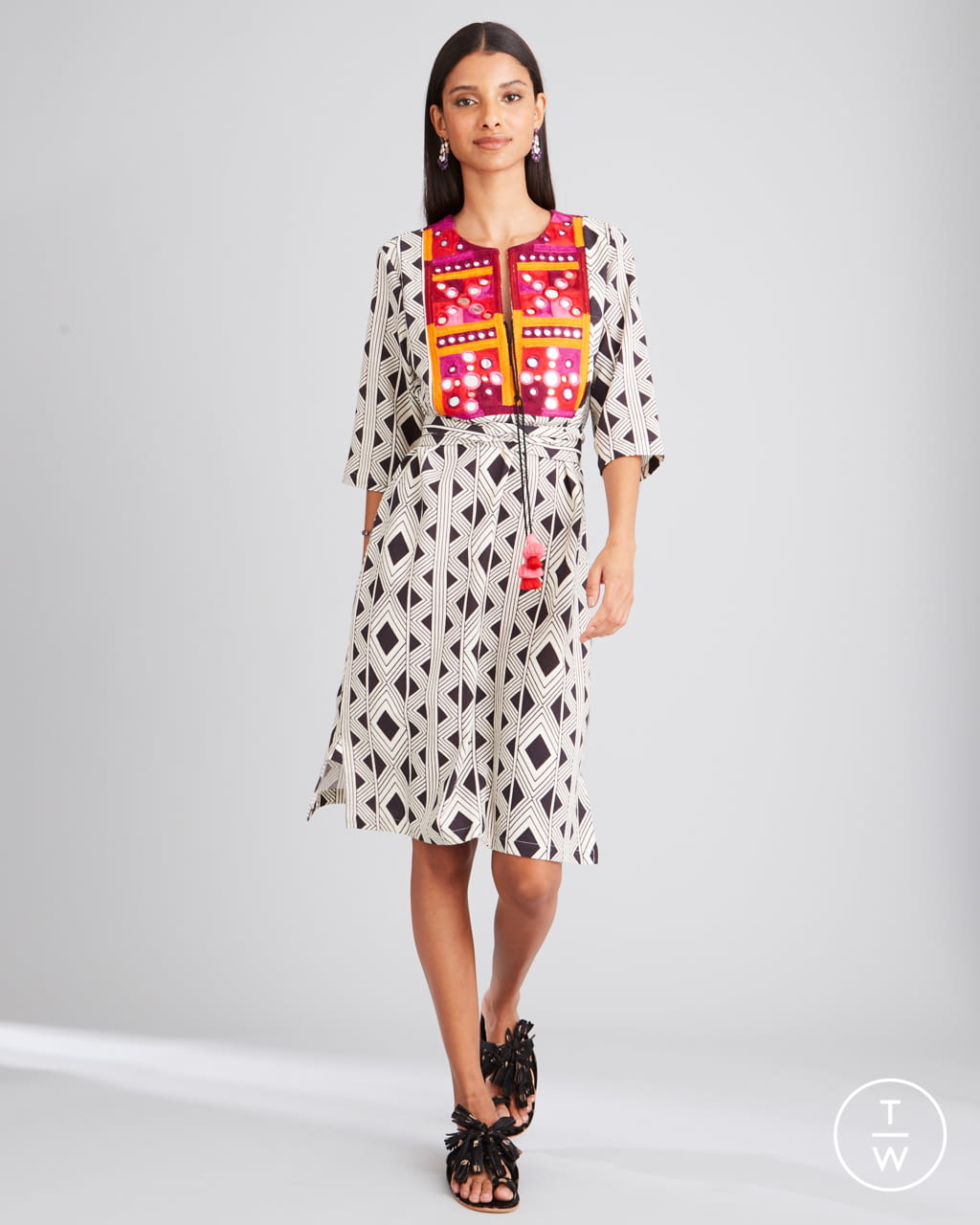 Fashion Week New York Resort 2020 look 21 from the Figue collection womenswear