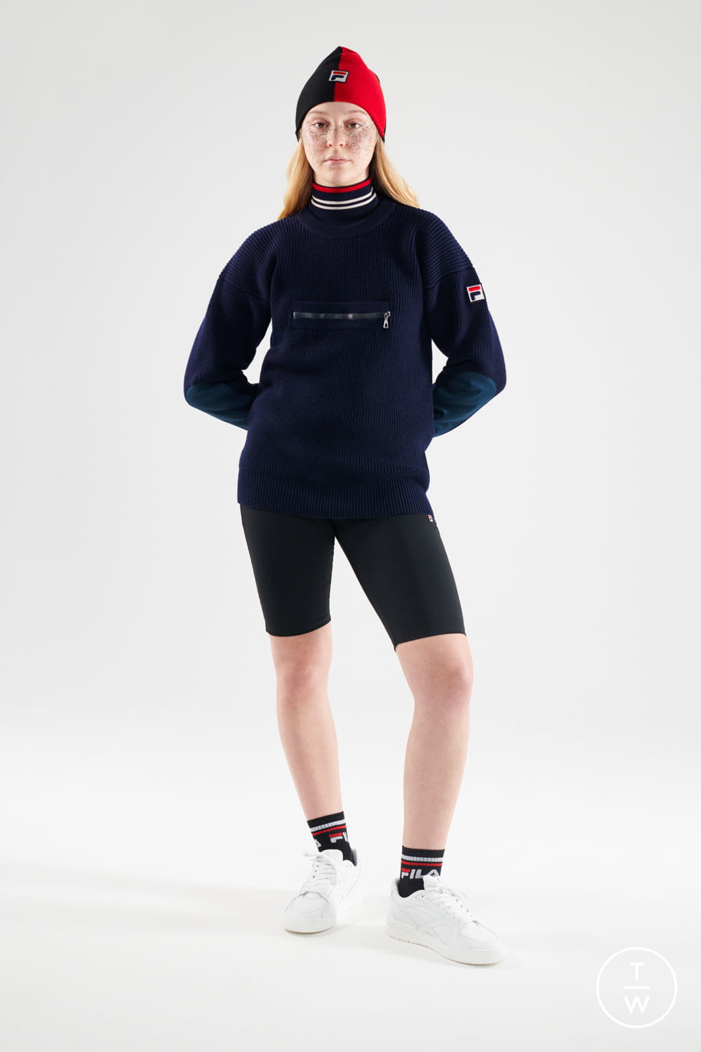 Fashion Week Milan Fall/Winter 2021 look 32 from the Fila collection 女装