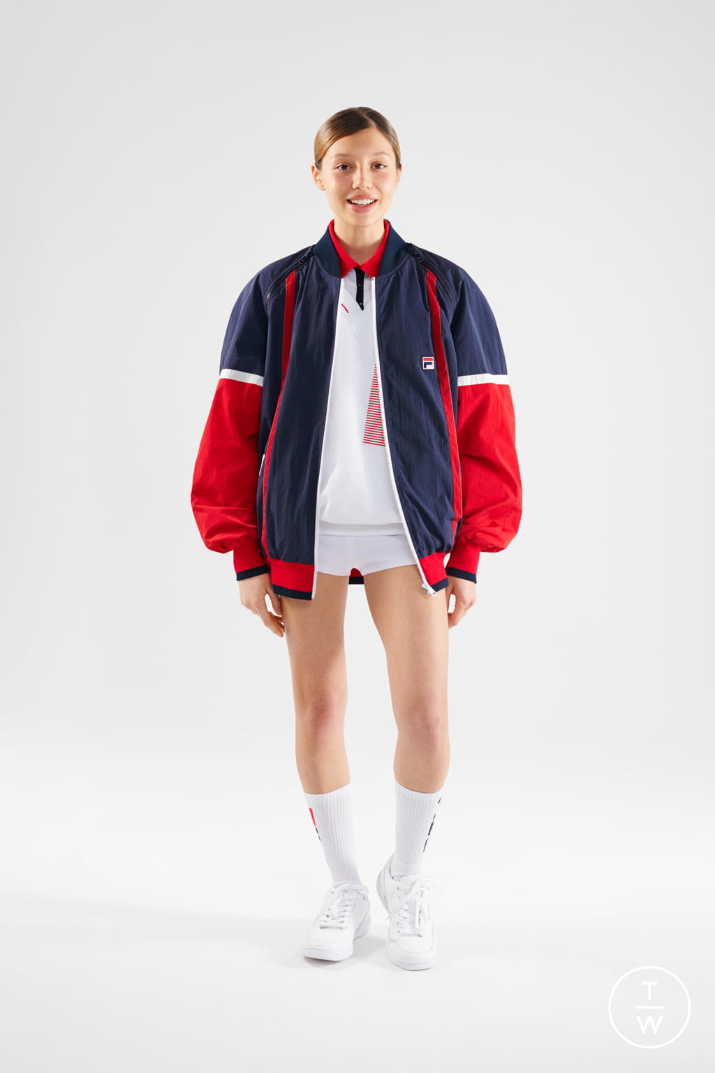 Fashion Week Milan Fall/Winter 2021 look 34 from the Fila collection 女装