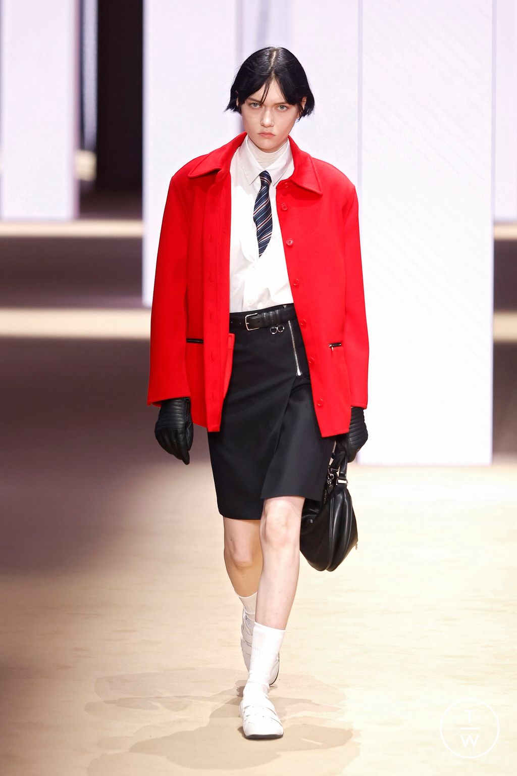 Fashion Week Milan Fall/Winter 2026 look 2 from the Fila collection womenswear