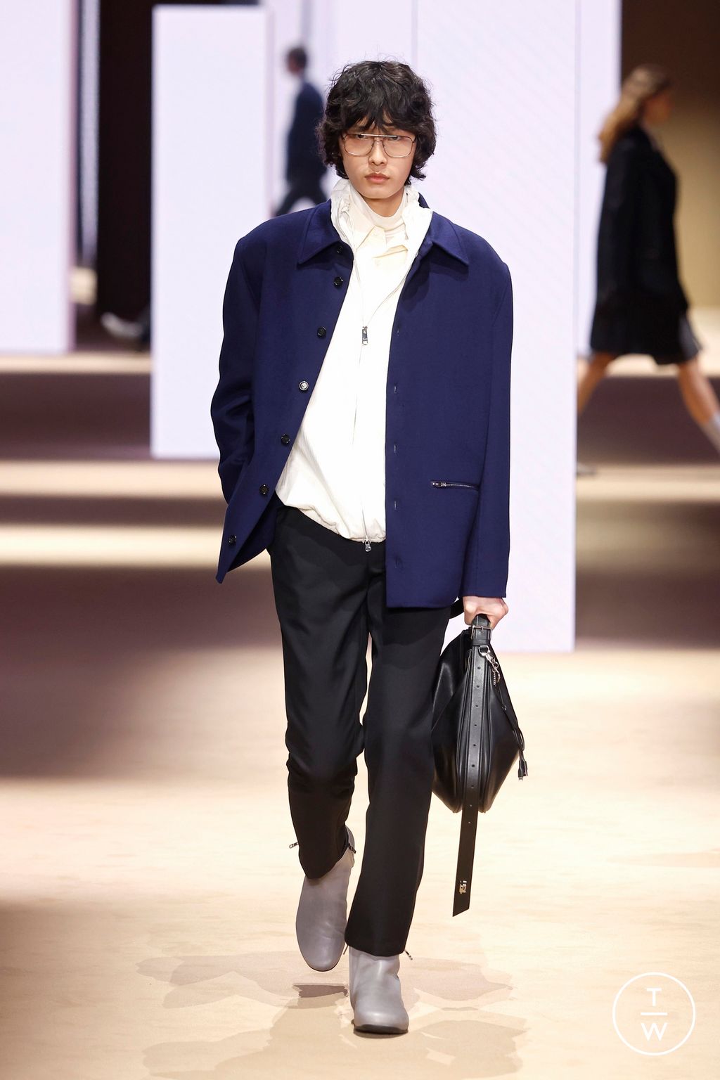 Fashion Week Milan Fall/Winter 2026 look 3 from the Fila collection womenswear