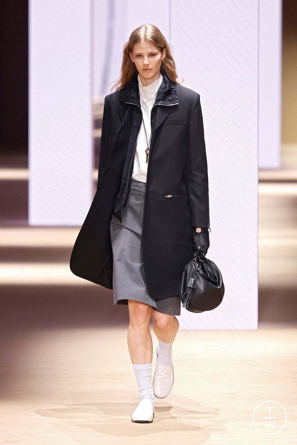 Fashion Week Milan Fall/Winter 2026 look 4 from the Fila collection womenswear