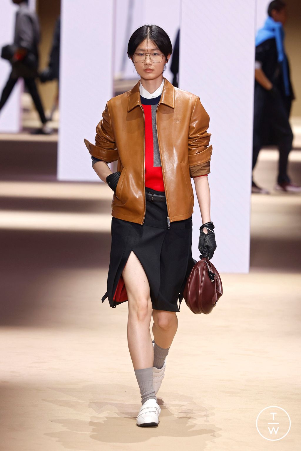 Fashion Week Milan Fall/Winter 2026 look 8 from the Fila collection womenswear