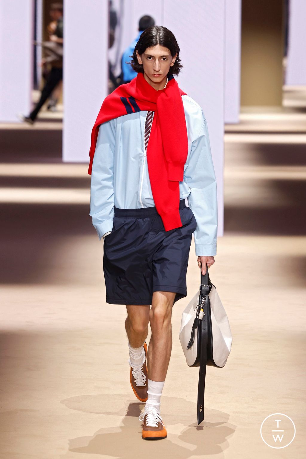 Fashion Week Milan Fall/Winter 2026 look 12 from the Fila collection womenswear