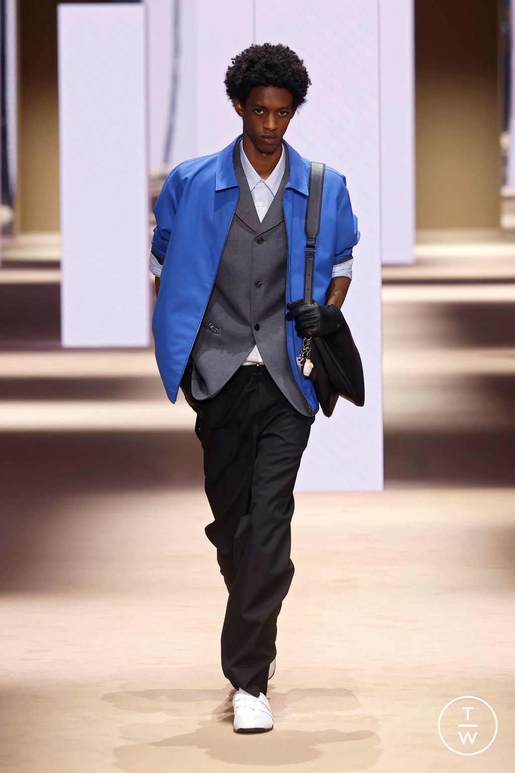 Fashion Week Milan Fall/Winter 2026 look 23 from the Fila collection womenswear