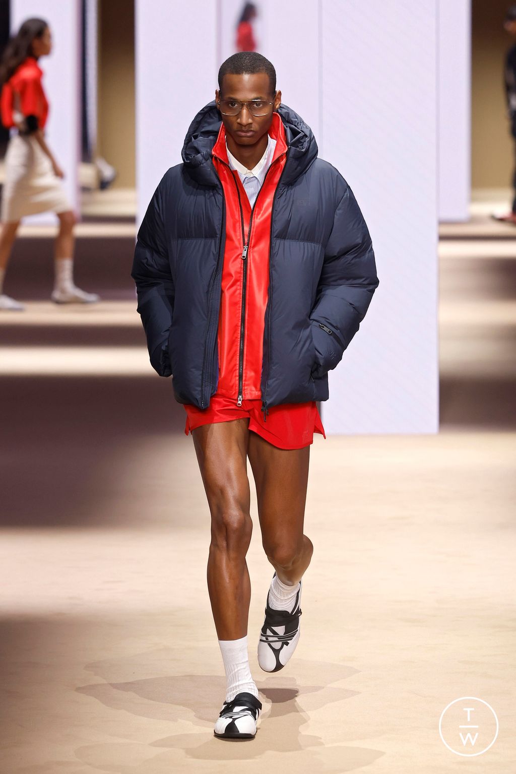Fashion Week Milan Fall/Winter 2026 look 32 from the Fila collection womenswear