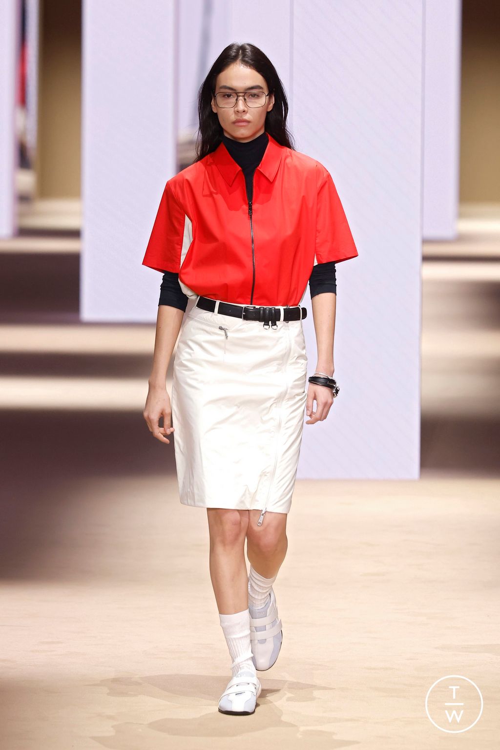 Fashion Week Milan Fall/Winter 2026 look 33 from the Fila collection womenswear