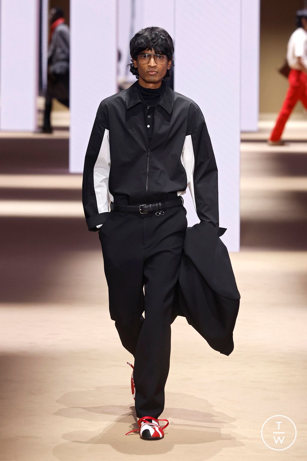 Fashion Week Milan Fall/Winter 2026 look 34 from the Fila collection womenswear