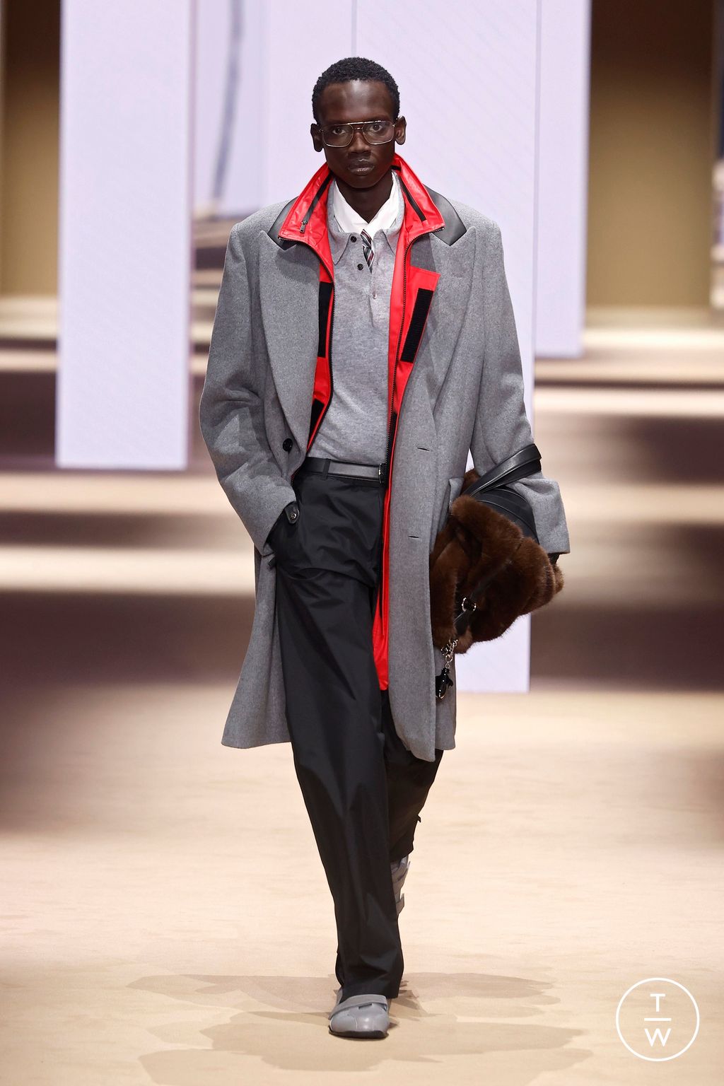Fashion Week Milan Fall/Winter 2026 look 36 from the Fila collection womenswear