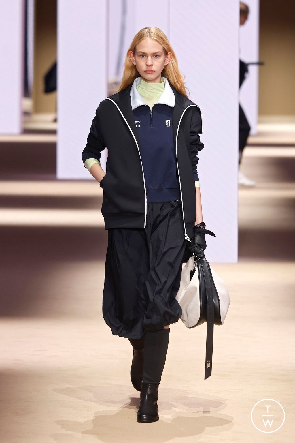 Fashion Week Milan Fall/Winter 2026 look 38 from the Fila collection womenswear