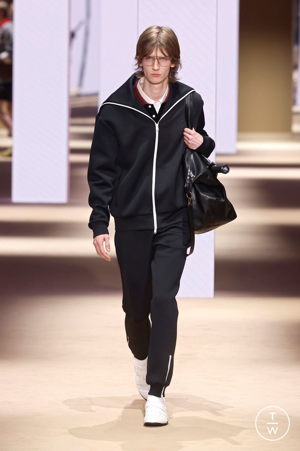 Fashion Week Milan Fall/Winter 2026 look 39 from the Fila collection womenswear