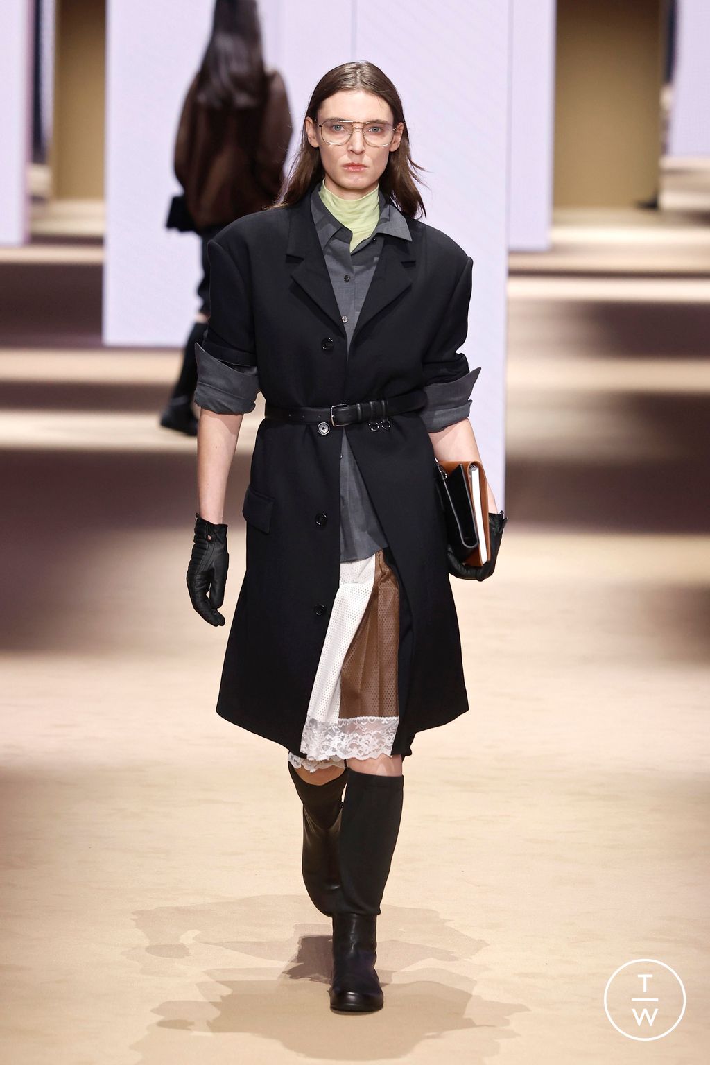 Fashion Week Milan Fall/Winter 2026 look 50 from the Fila collection womenswear