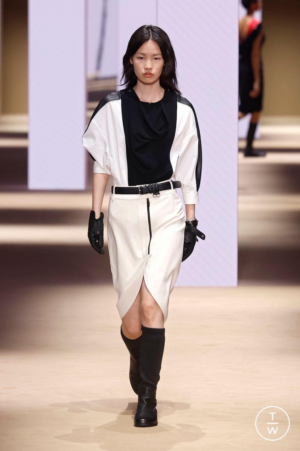 Fashion Week Milan Fall/Winter 2026 look 53 from the Fila collection womenswear