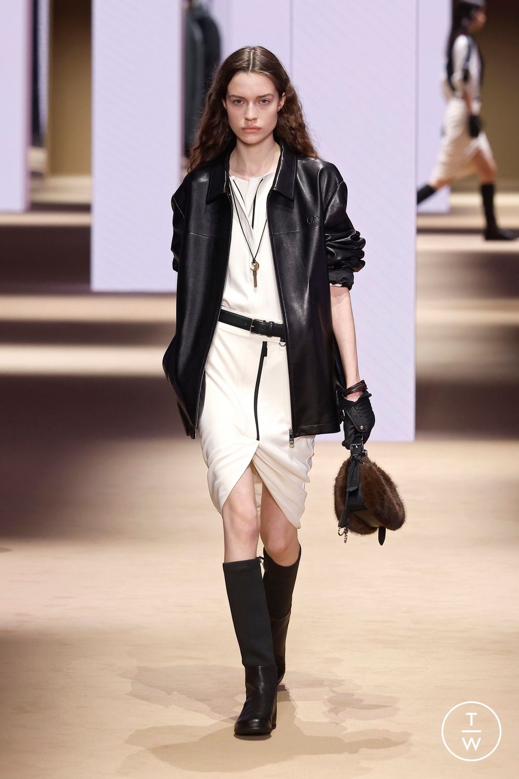 Fashion Week Milan Fall/Winter 2026 look 56 from the Fila collection womenswear