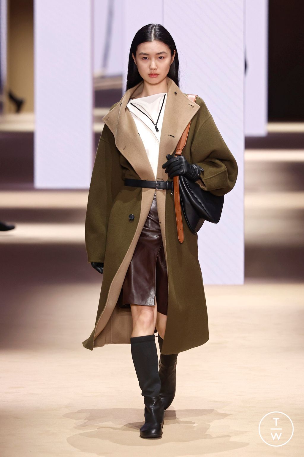 Fashion Week Milan Fall/Winter 2026 look 57 from the Fila collection womenswear