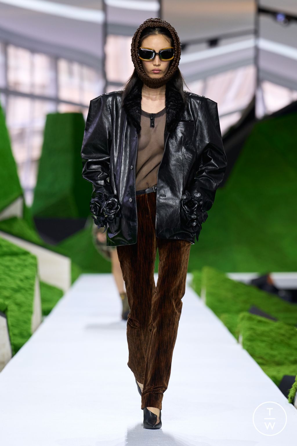Fashion Week Paris Fall/Winter 2026 look 30 de la collection Louis Vuitton womenswear