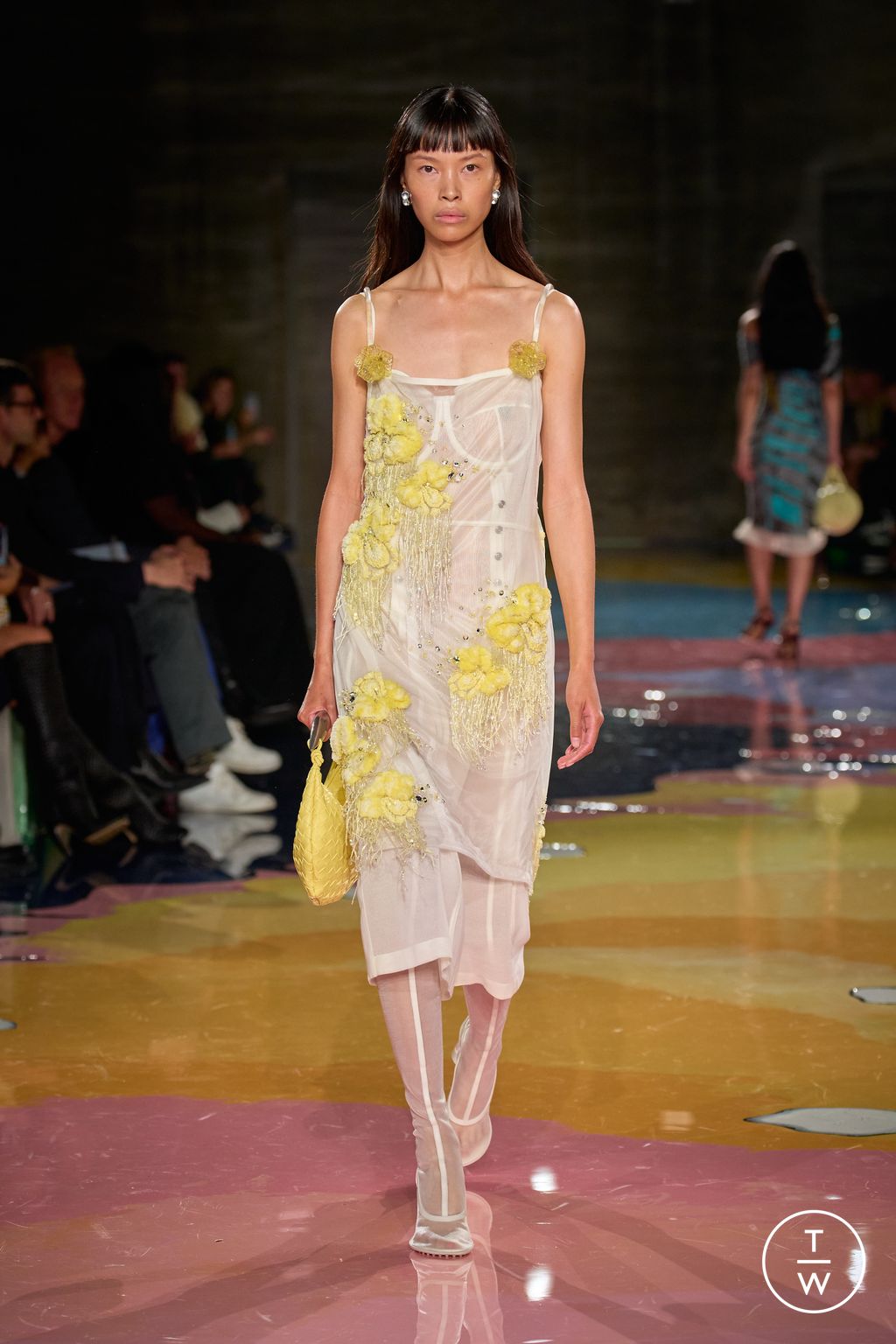 Fashion Week Milan Spring/Summer 2023 look 62 from the Bottega Veneta collection womenswear