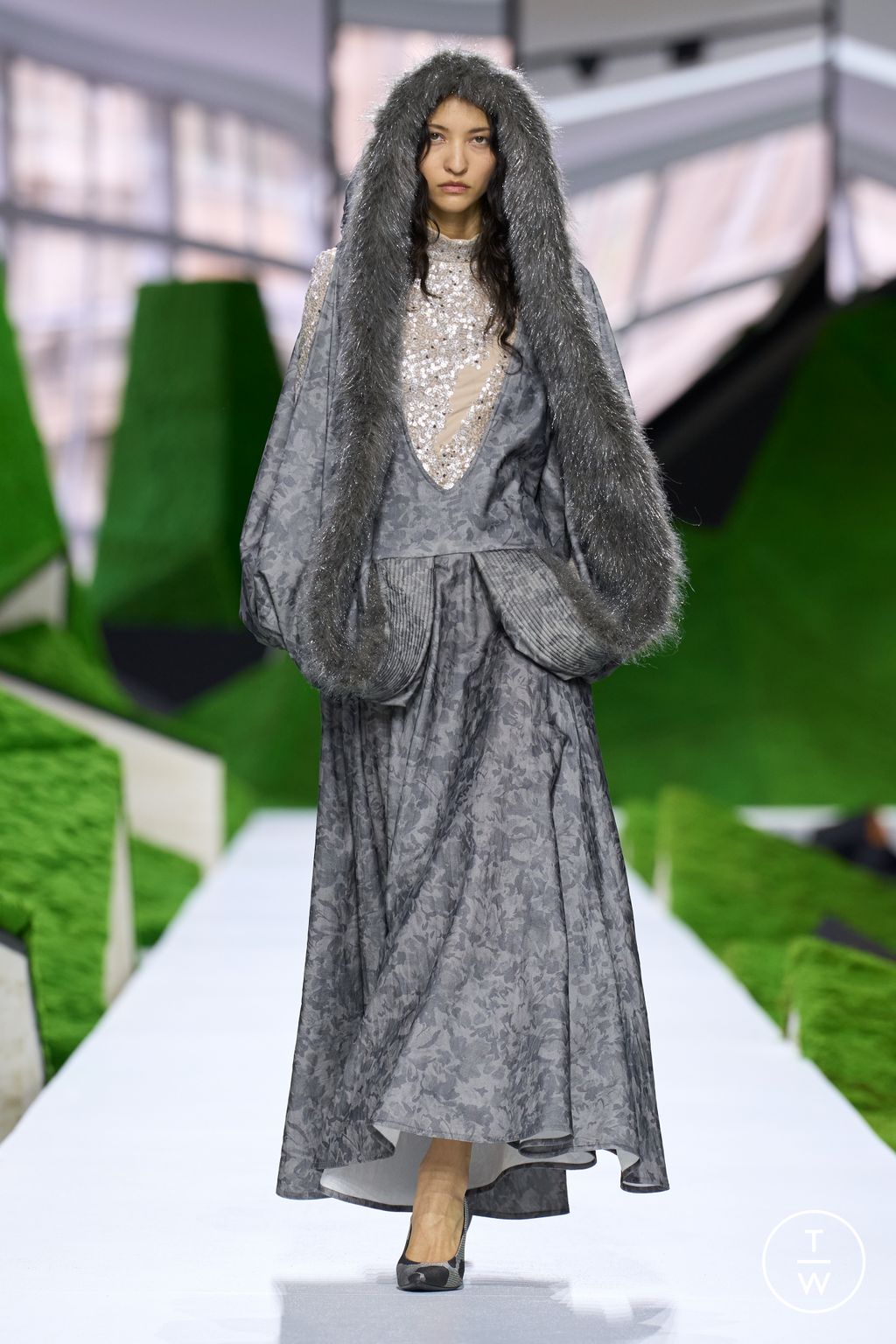 Fashion Week Paris Fall/Winter 2026 look 44 de la collection Louis Vuitton womenswear
