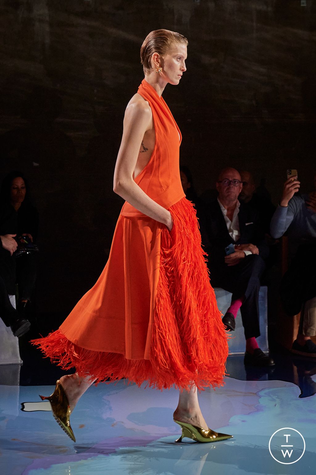 Fashion Week Milan Spring/Summer 2023 look 71 from the Bottega Veneta collection 女装
