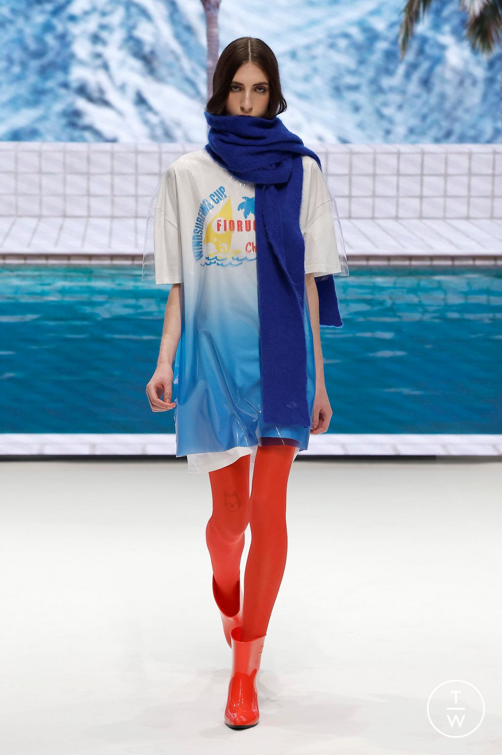 Fashion Week Milan Fall/Winter 2025 look 1 from the Fiorucci collection womenswear