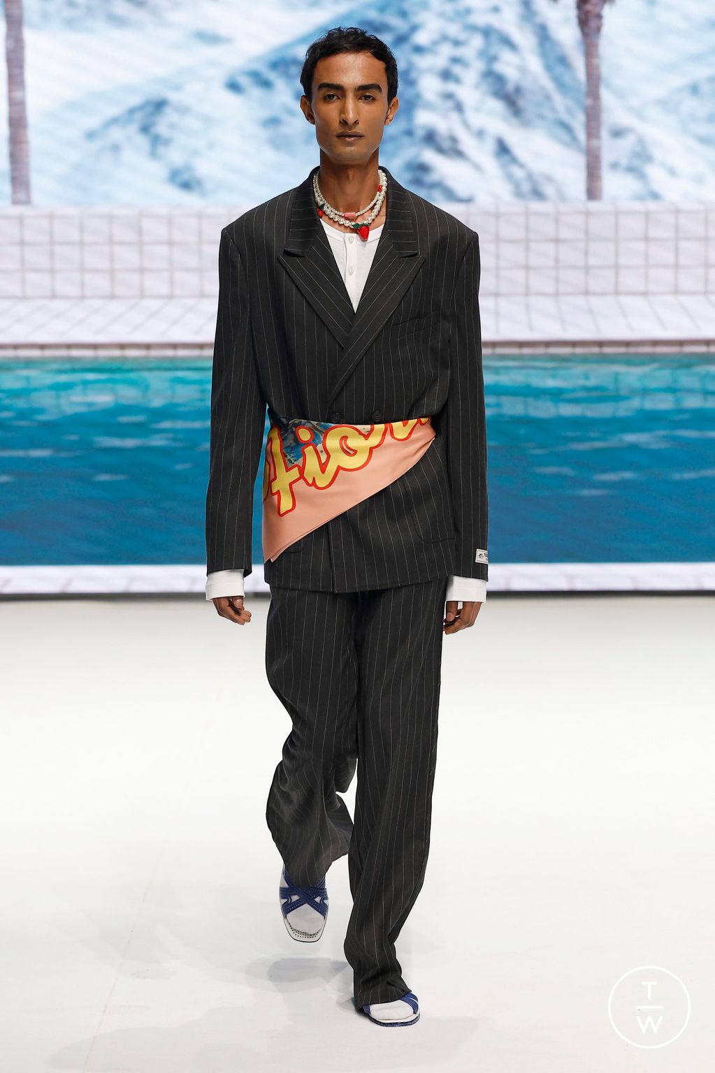 Fashion Week Milan Fall/Winter 2025 look 14 from the Fiorucci collection womenswear