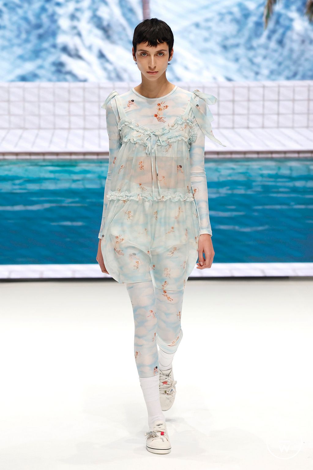 Fashion Week Milan Fall/Winter 2025 look 17 from the Fiorucci collection womenswear