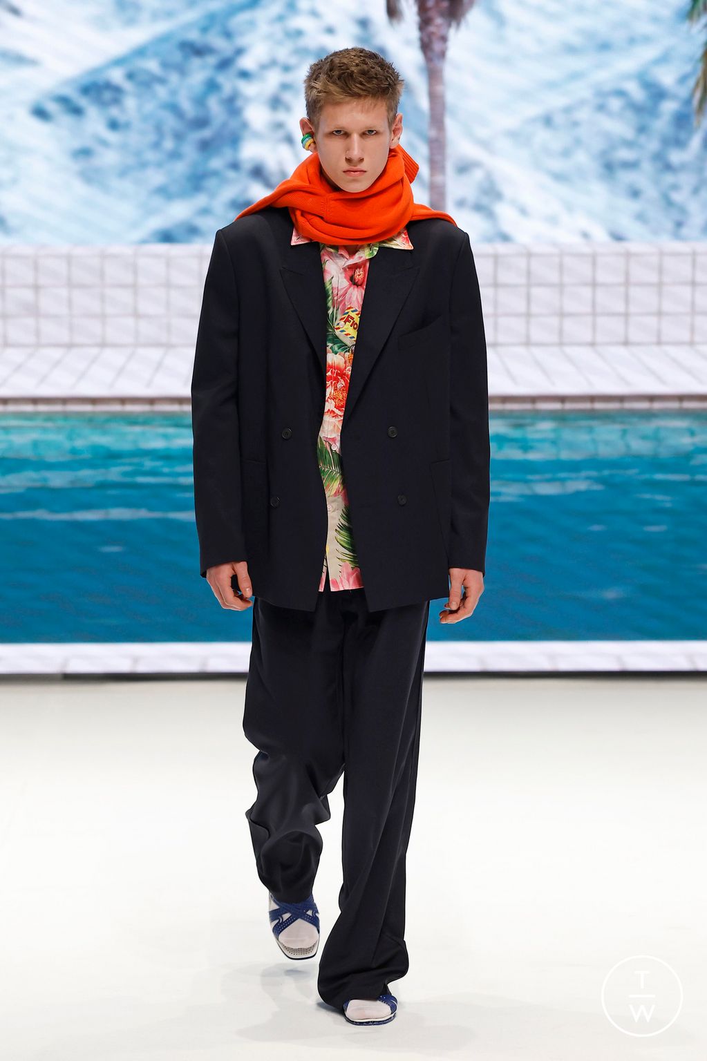 Fashion Week Milan Fall/Winter 2025 look 24 from the Fiorucci collection womenswear