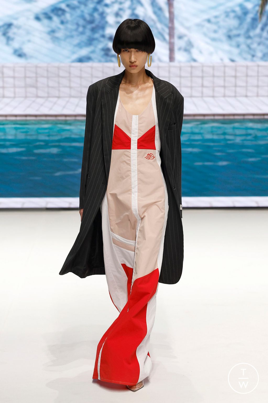 Fashion Week Milan Fall/Winter 2025 look 28 from the Fiorucci collection womenswear