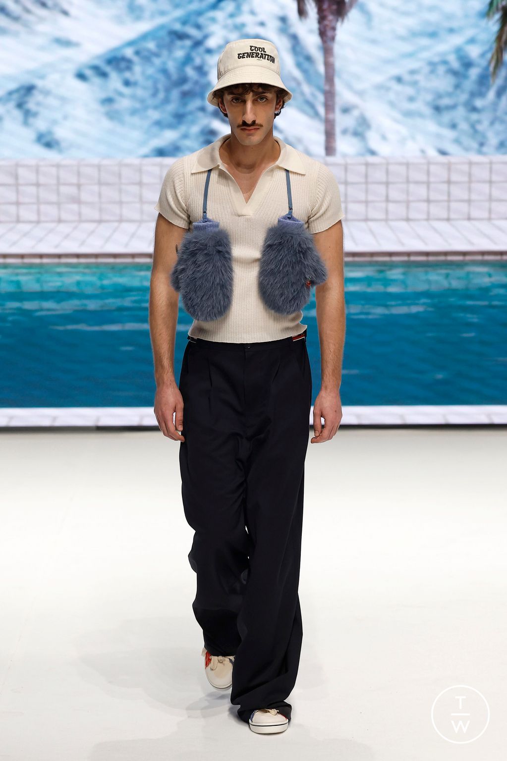 Fashion Week Milan Fall/Winter 2025 look 29 from the Fiorucci collection womenswear