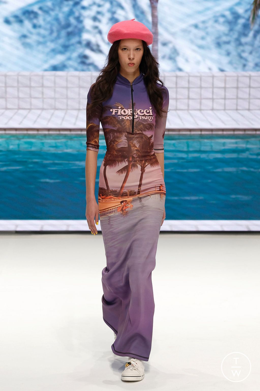 Fashion Week Milan Fall/Winter 2025 look 30 from the Fiorucci collection womenswear