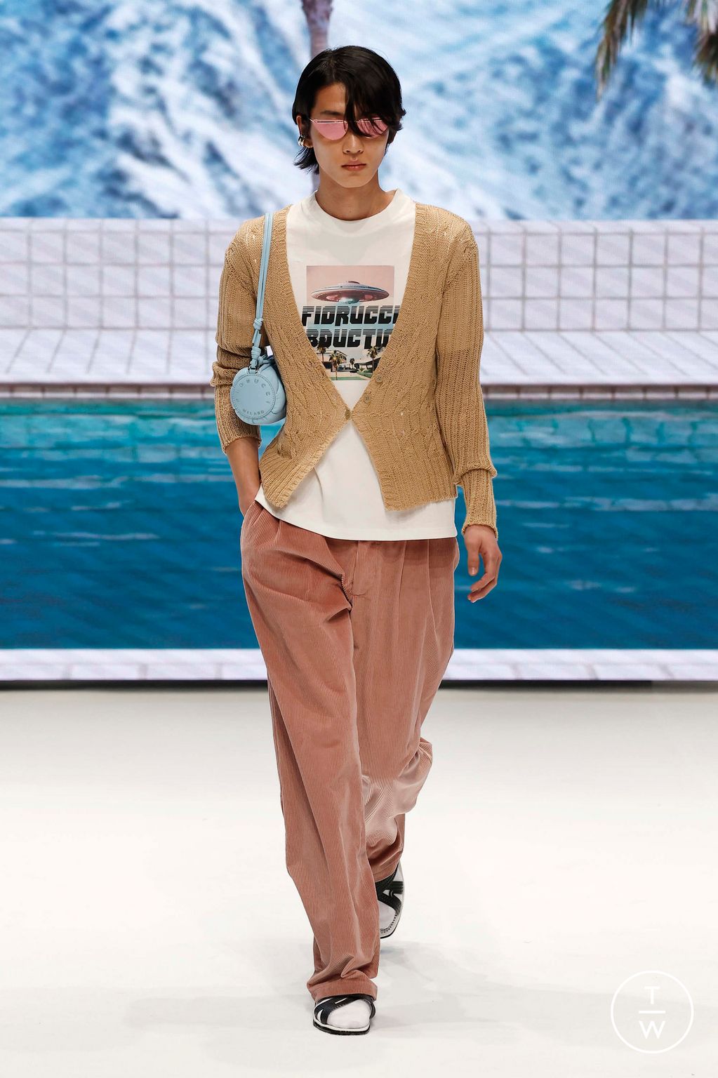 Fashion Week Milan Fall/Winter 2025 look 33 from the Fiorucci collection womenswear