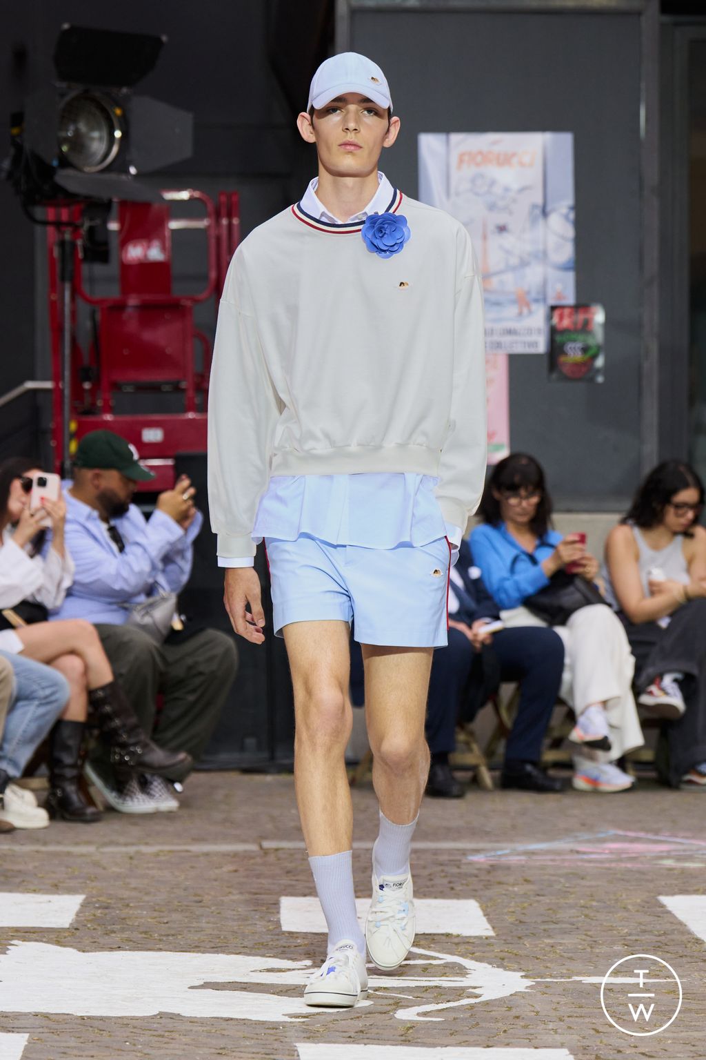 Fashion Week Milan Spring/Summer 2026 look 4 from the Fiorucci collection menswear