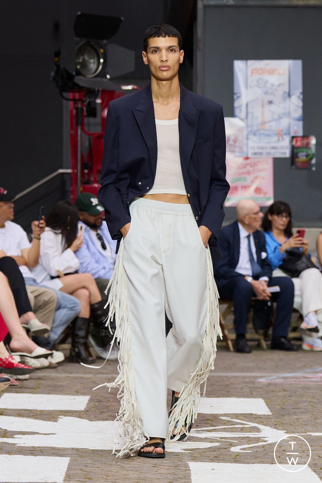 Fashion Week Milan Spring/Summer 2026 look 9 from the Fiorucci collection menswear