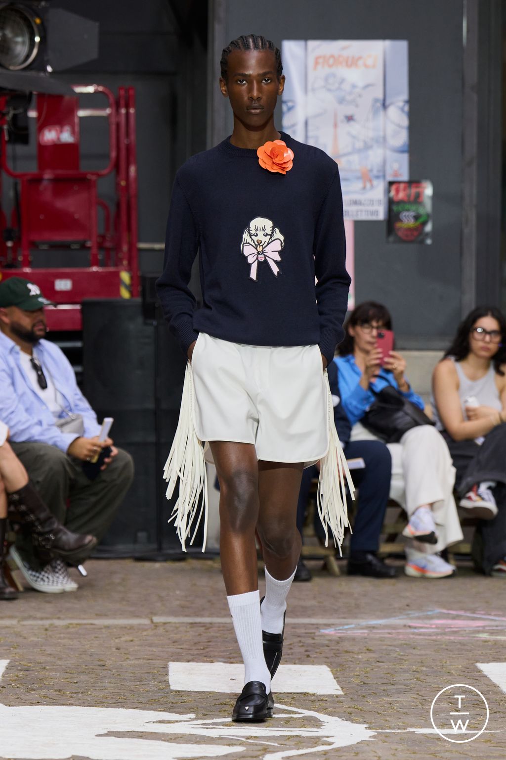 Fashion Week Milan Spring/Summer 2026 look 10 from the Fiorucci collection menswear