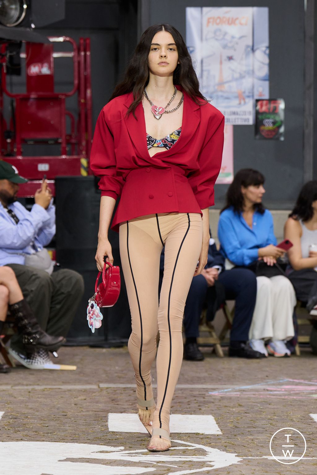 Fashion Week Milan Spring/Summer 2026 look 21 from the Fiorucci collection menswear