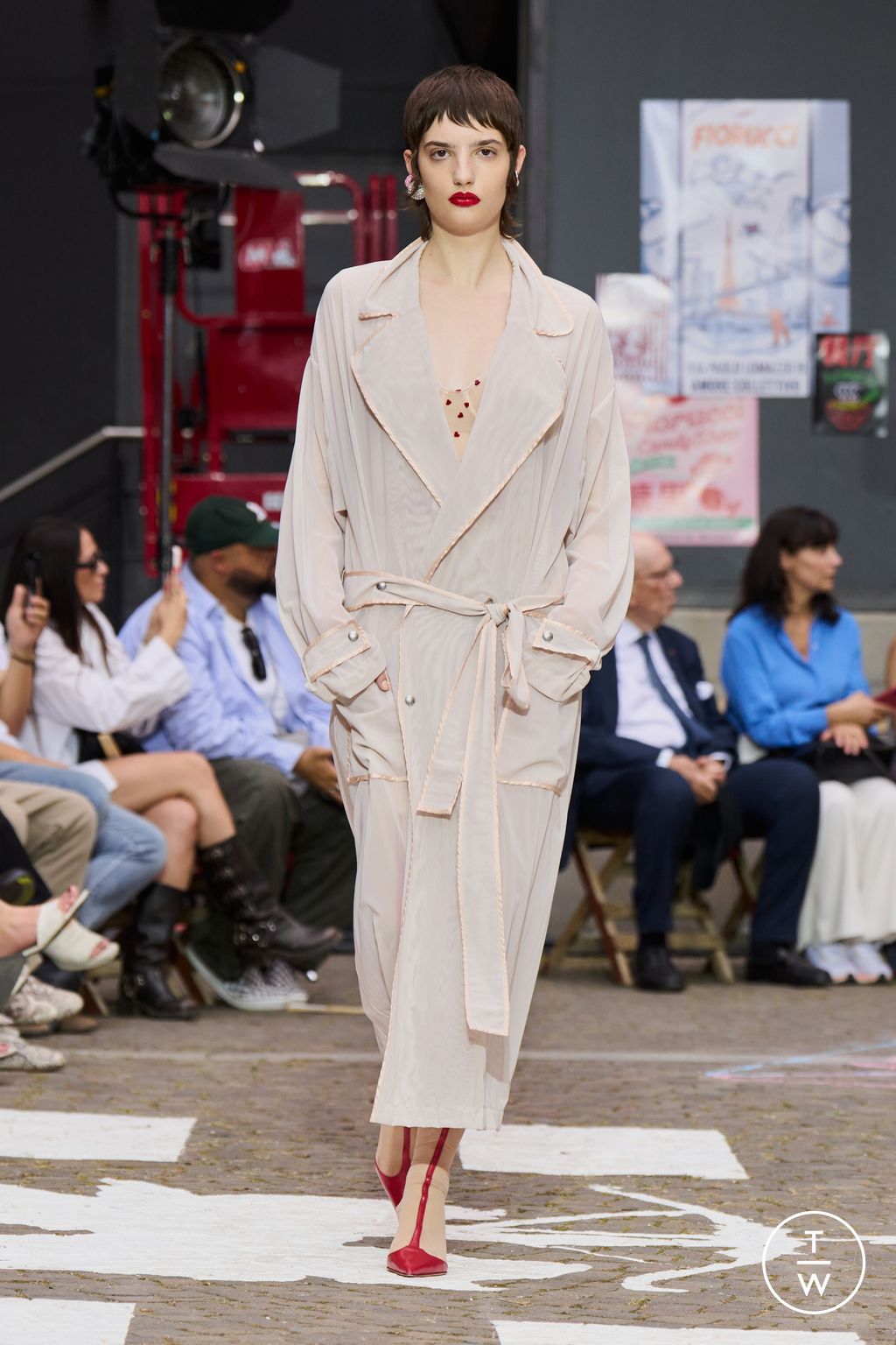 Fashion Week Milan Spring/Summer 2026 look 25 from the Fiorucci collection menswear