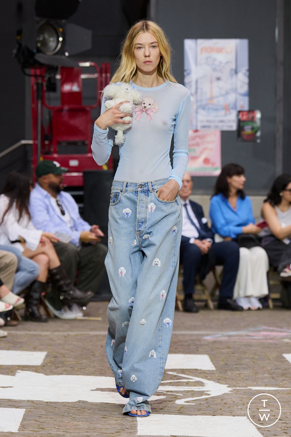 Fashion Week Milan Spring/Summer 2026 look 28 from the Fiorucci collection menswear