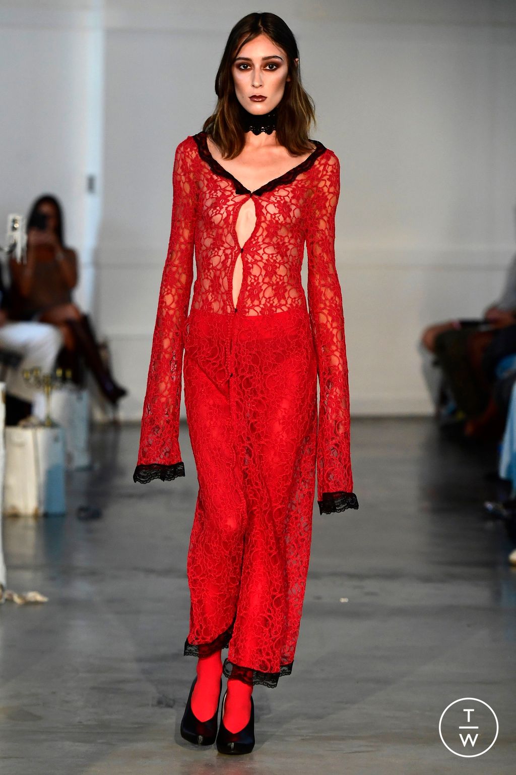 Fashion Week Paris Spring/Summer 2024 look 6 from the Les Fleurs Studio collection womenswear