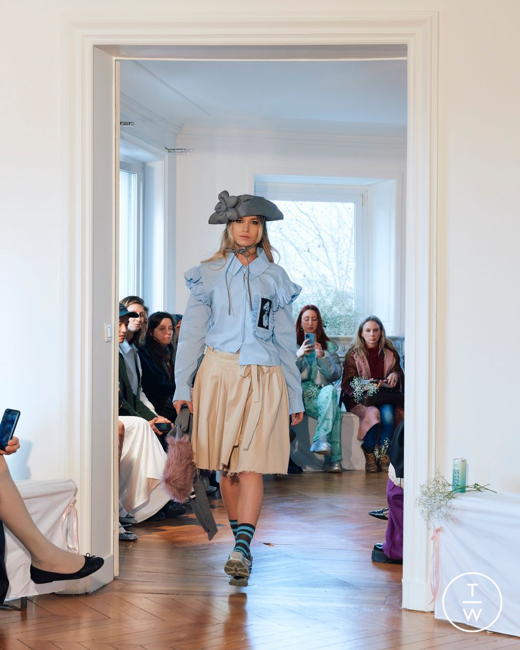 Fashion Week Paris Fall/Winter 2024 look 12 de la collection Florentina Leitner womenswear