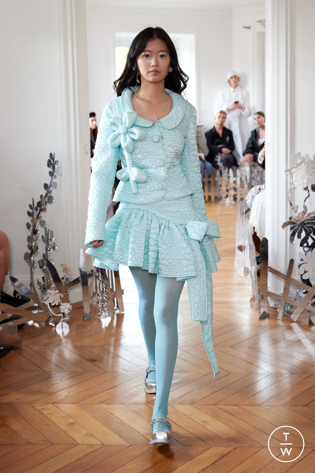 Fashion Week Paris Spring-Summer 2025 look 14 from the Florentina Leitner collection 女装