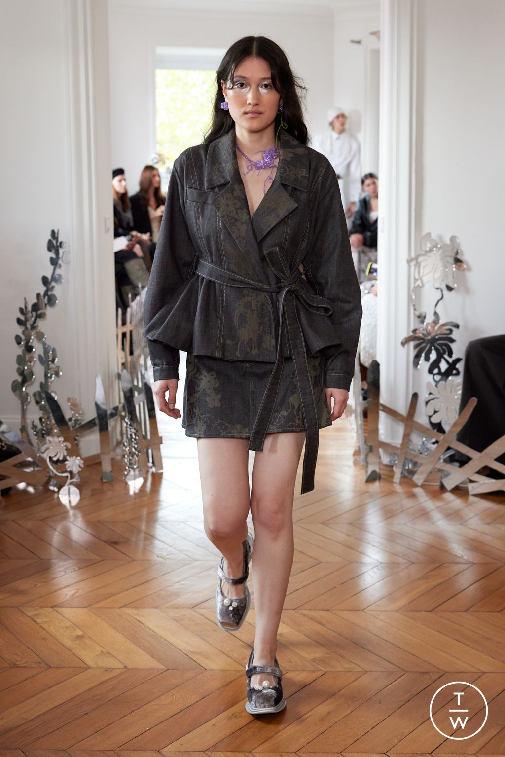 Fashion Week Paris Spring-Summer 2025 look 20 from the Florentina Leitner collection womenswear