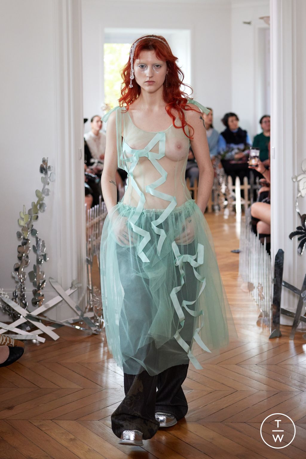 Fashion Week Paris Spring/Summer 2025 look 7 de la collection Florentina Leitner womenswear