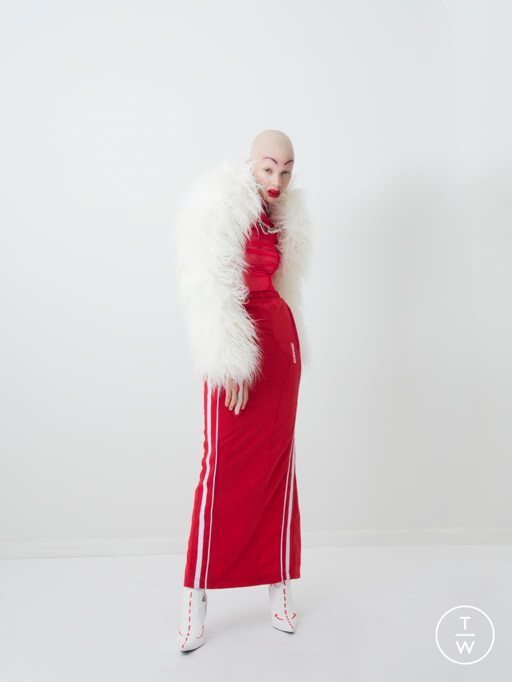 Fashion Week Paris Spring/Summer 2017 look 20 de la collection Matières Fécales womenswear